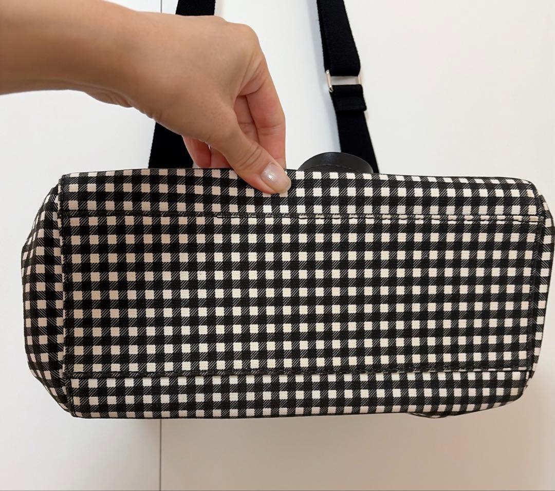 miumiu カナパ 2way トートバッグ ギンガムチェック　池袋西武購入