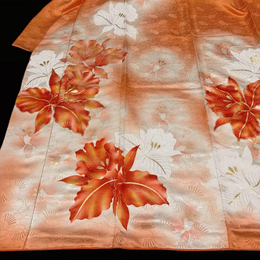 セミアンティーク　振袖フルセット　西陣織袋帯　156〜166　カトレア　可愛い❤︎