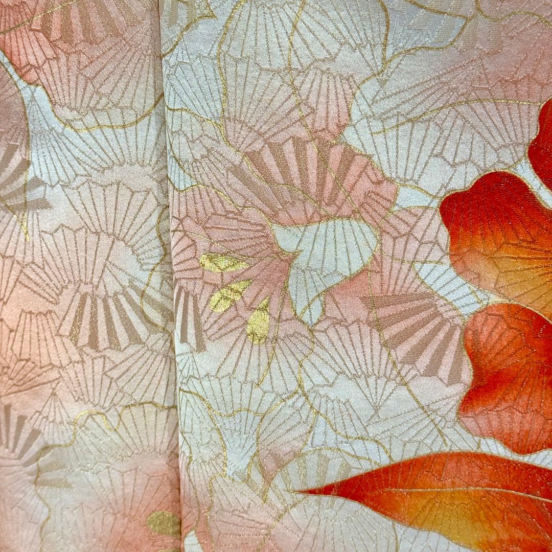 セミアンティーク　振袖フルセット　西陣織袋帯　156〜166　カトレア　可愛い❤︎