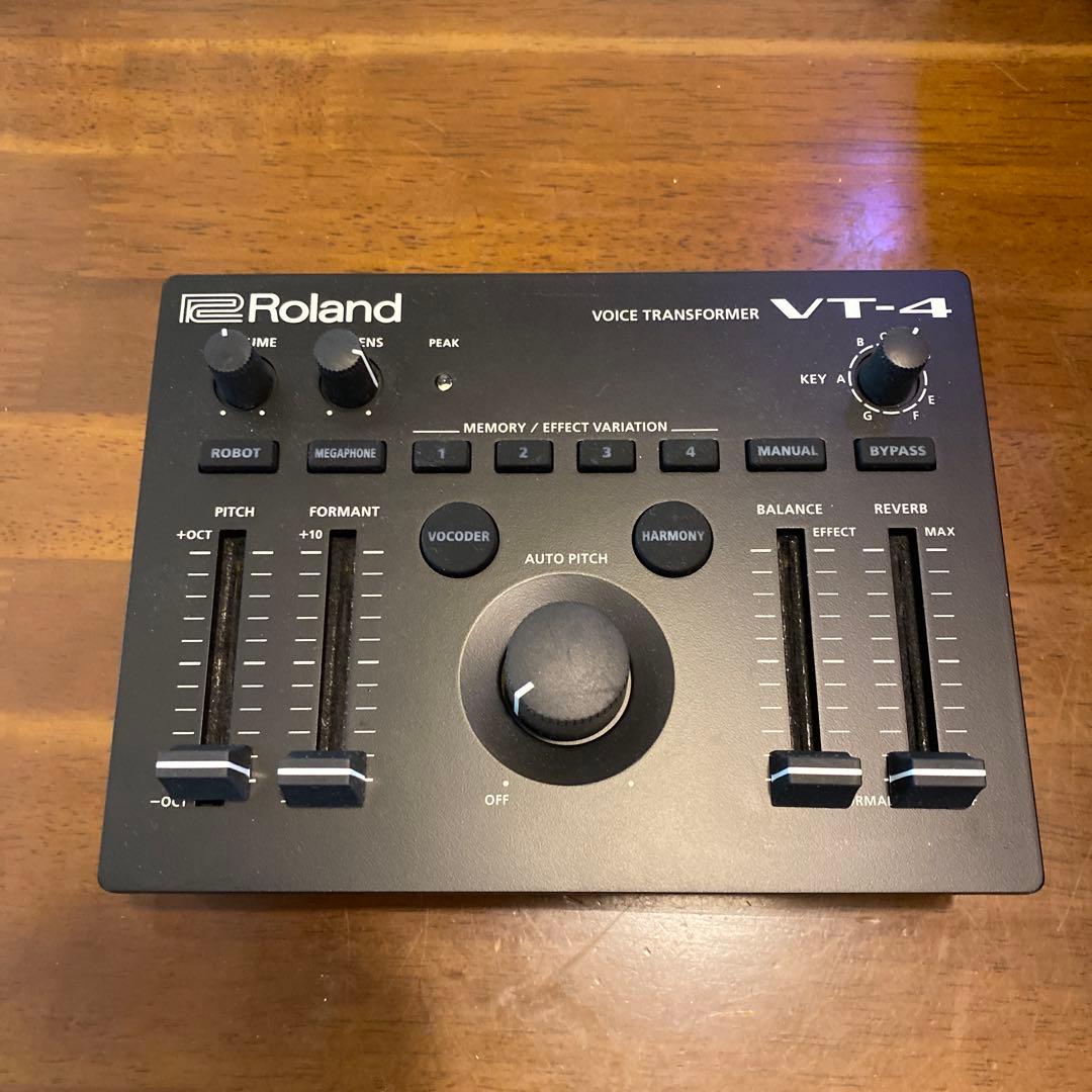 roland vt4 vt-4 ピンマイク付き ボイスチェンジャー
