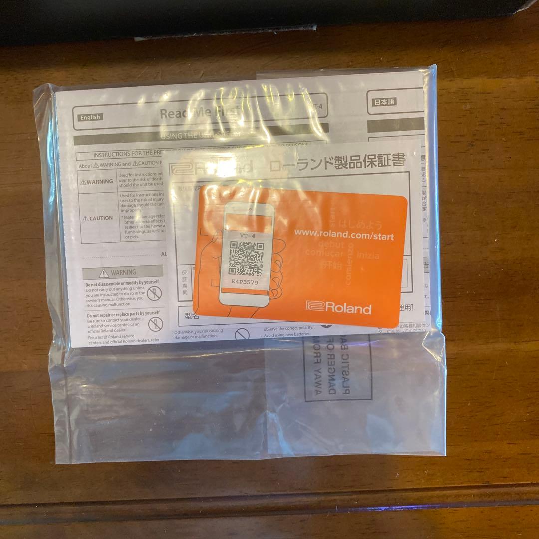 roland vt4 vt-4 ピンマイク付き ボイスチェンジャー