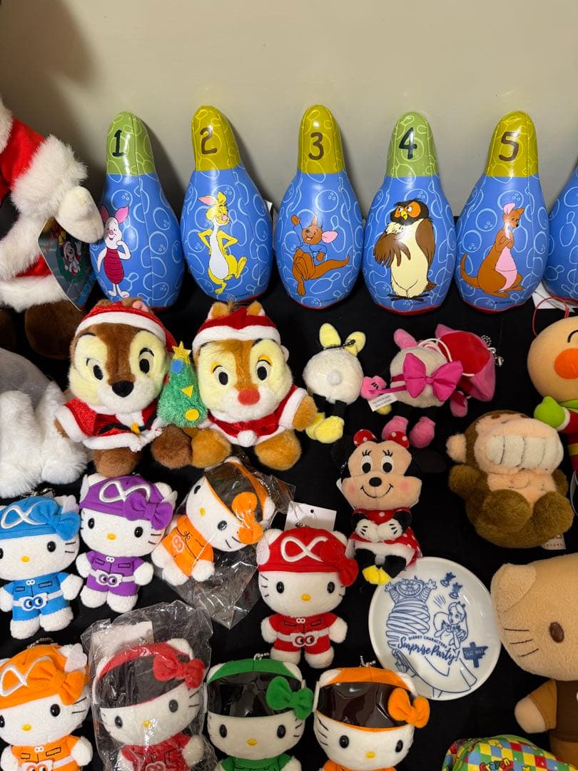 ディズニーミッキー・ハローキティ・スヌーピー・ぬいぐるみ 46点セット