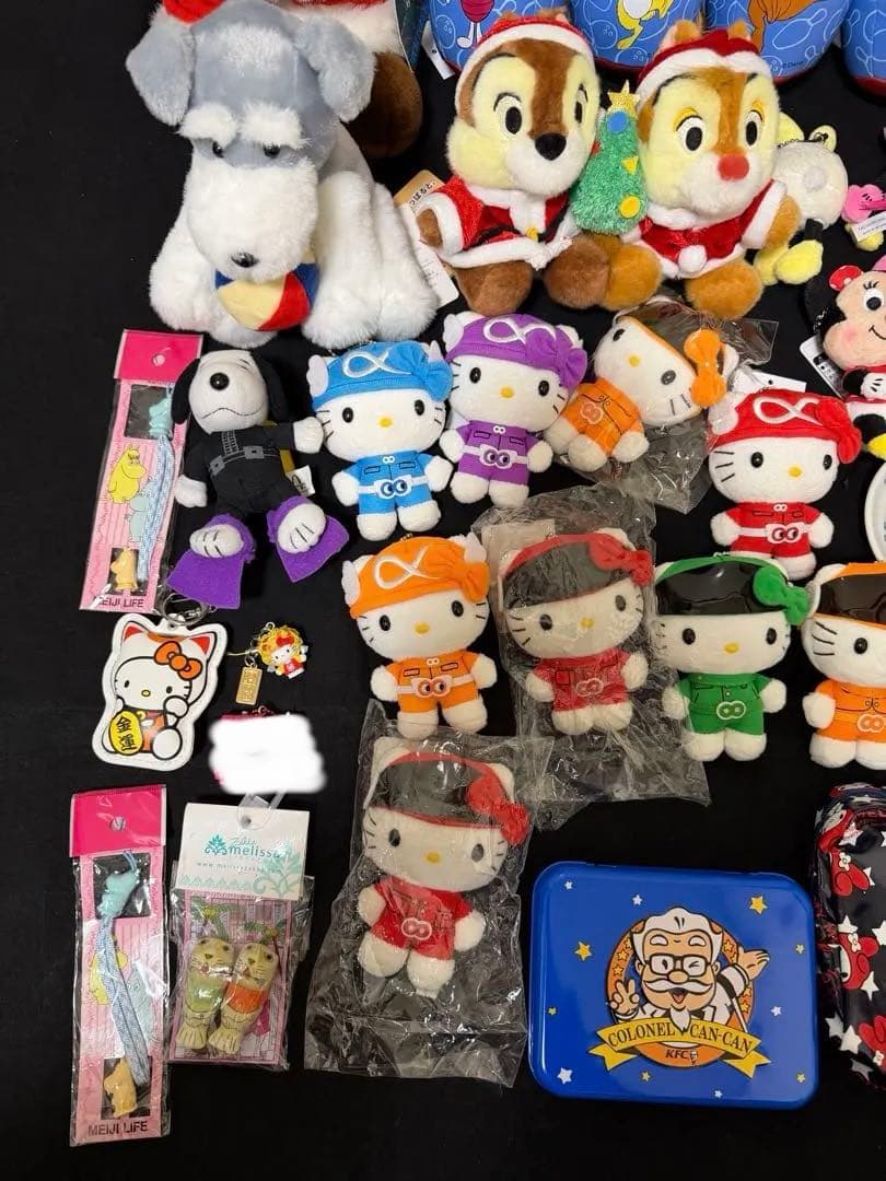 ディズニーミッキー・ハローキティ・スヌーピー・ぬいぐるみ 46点セット