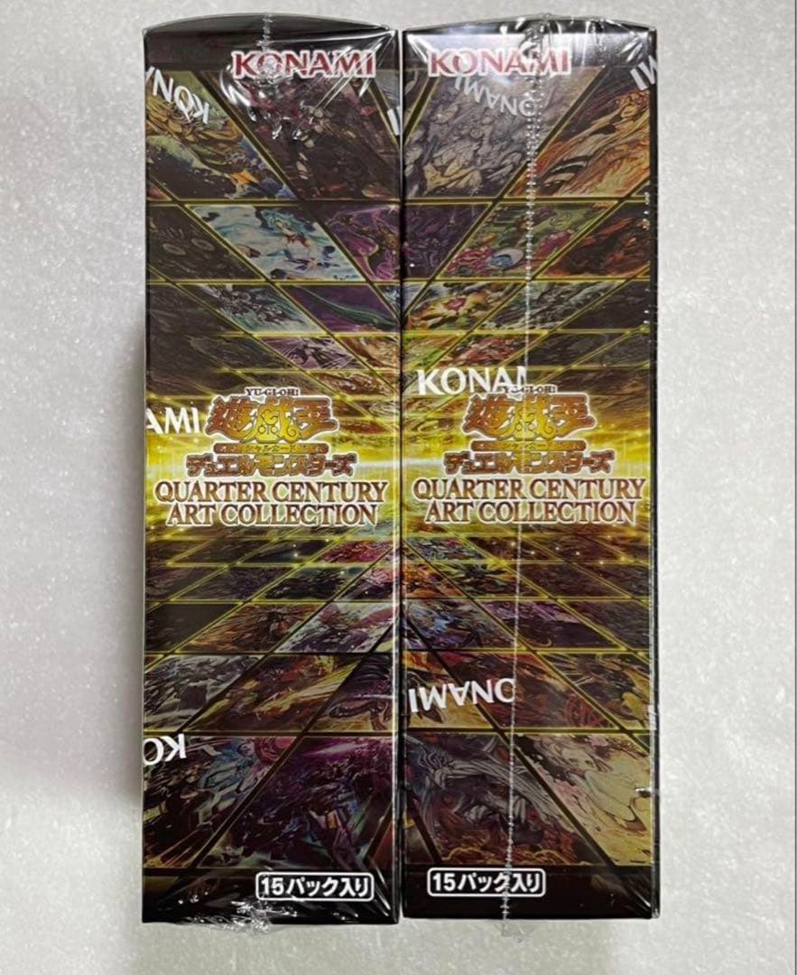 遊戯王 QUARTER CENTURY ART COLLECTION 2box