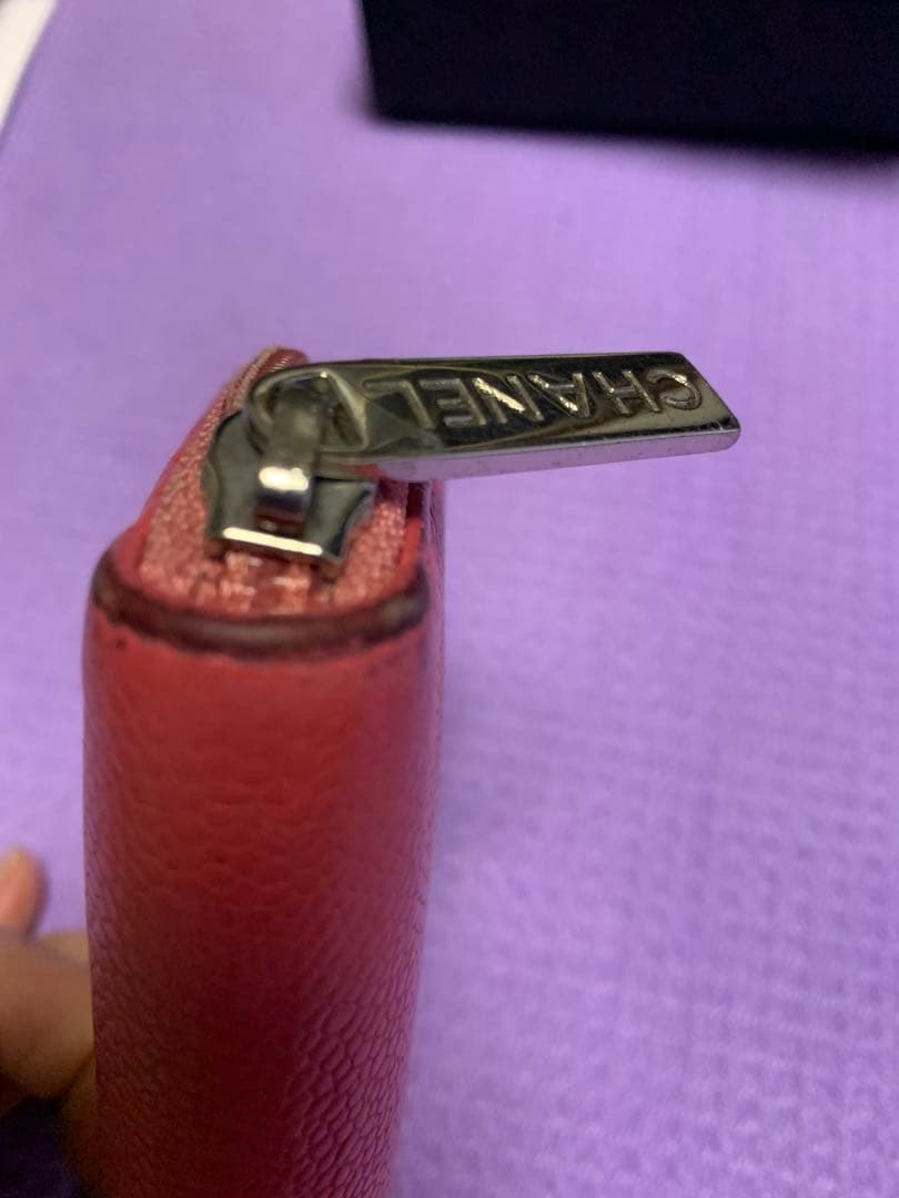 CHANEL レザーケース ピンク