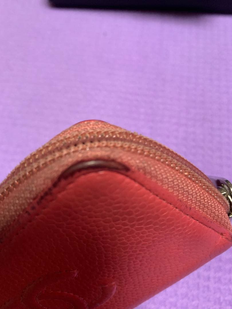 CHANEL レザーケース ピンク