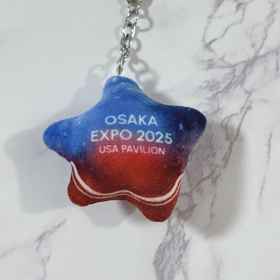大阪関西万博　アメリカ館　スパーク　キーホルダー