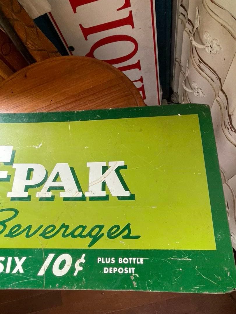 アンティーク　サイン　プレート　看板　ソーダ　Par-T-Pak アメリカ　レア