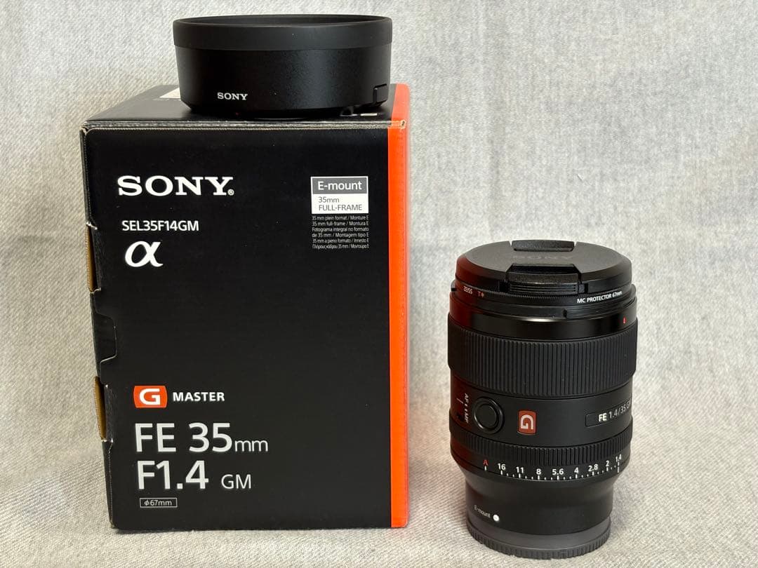 ソニーFE 35mm F1.4 GM +純正プロテクター SEL35F14GM