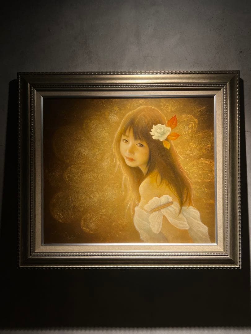 リアリズム　杉山慎一郎　【美人画】　直筆サインあり