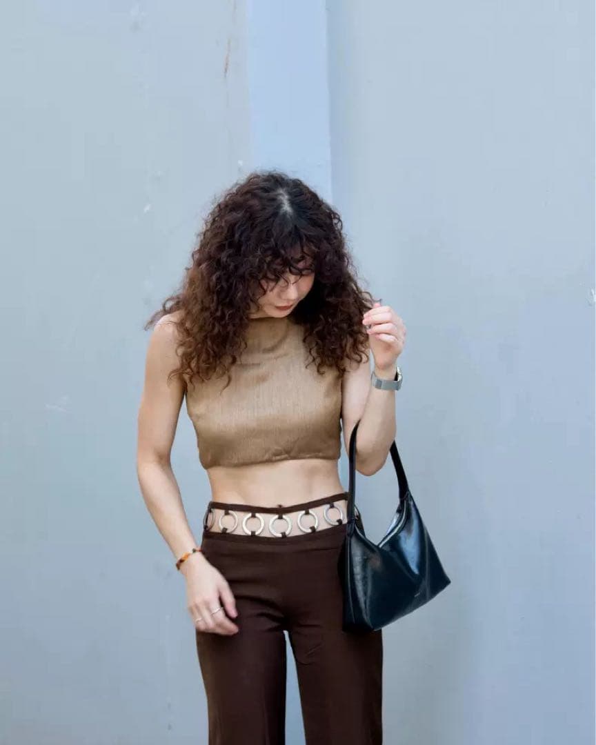 新品★即日発送 STAND OIL ブラックレザーショルダーバッグ　/m4