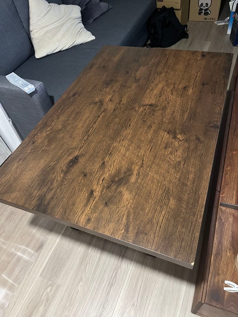 【ユキさん専用】テーブル 昇降式 ガス圧昇降式テーブル 120×80cm