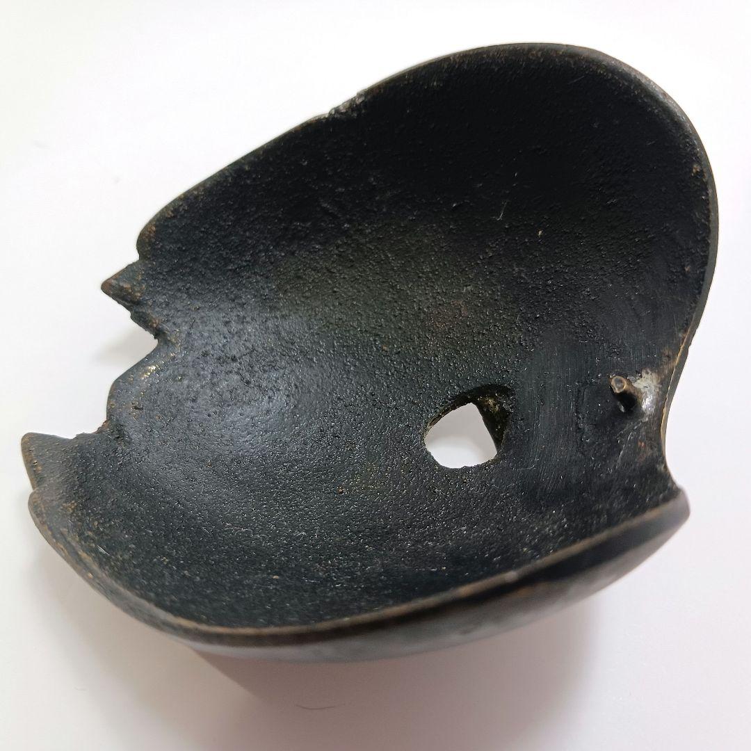 G109 古銅製 亀女作 鶉 鳥型香炉 在銘印有 香道具　ma　ten