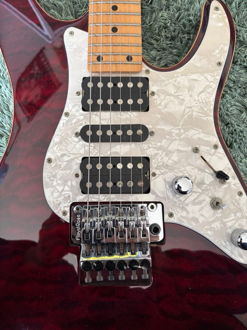 Schecter ワインレッド エレキギター