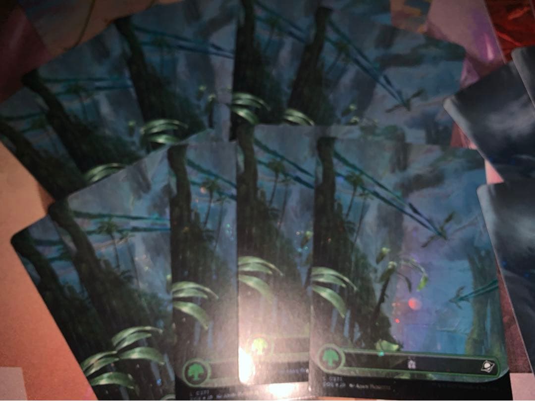 日語　基本土地　ギャラクシーフォイル　セット