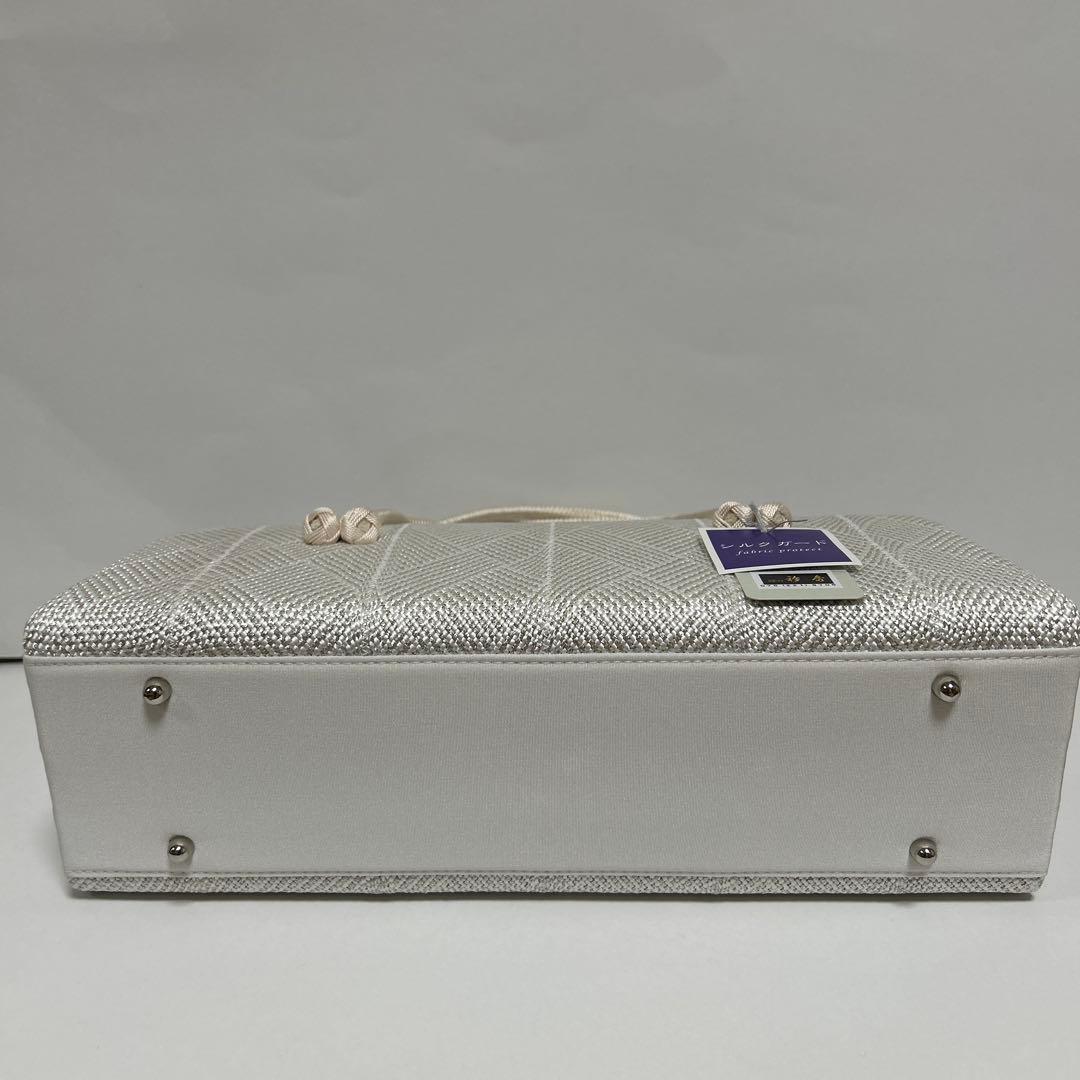 和装バック　利休バッグ　横長の型　小田巻付き　バッグ　組織り　衿秀　和想庵　着物