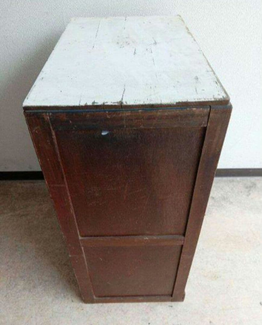 【昭和レトロ】飾り棚 食器棚 キャビネット インテリア 小箪笥 木製家具 引出