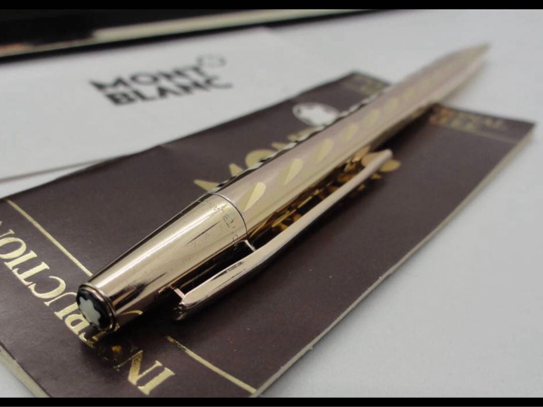 絶対手にしたい幻の限定品入手困難特別彫金★金運上昇の総金張1900番台モンブラン