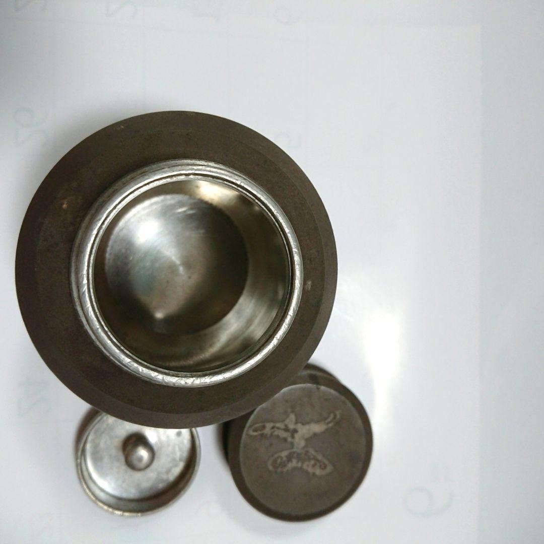 骨董品✨郵便局　記念品？　茶壷　茶壺　茶入　茶筒　錫