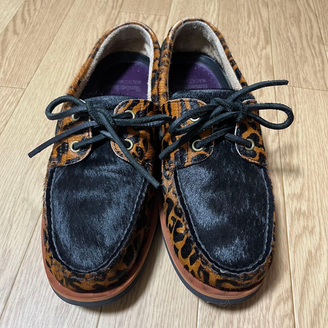Timberland×WackoMaria ローファー 27.5cm レオパード