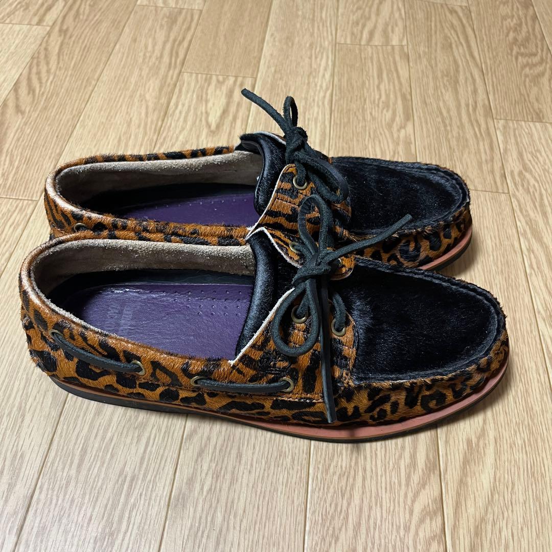 Timberland×WackoMaria ローファー 27.5cm レオパード