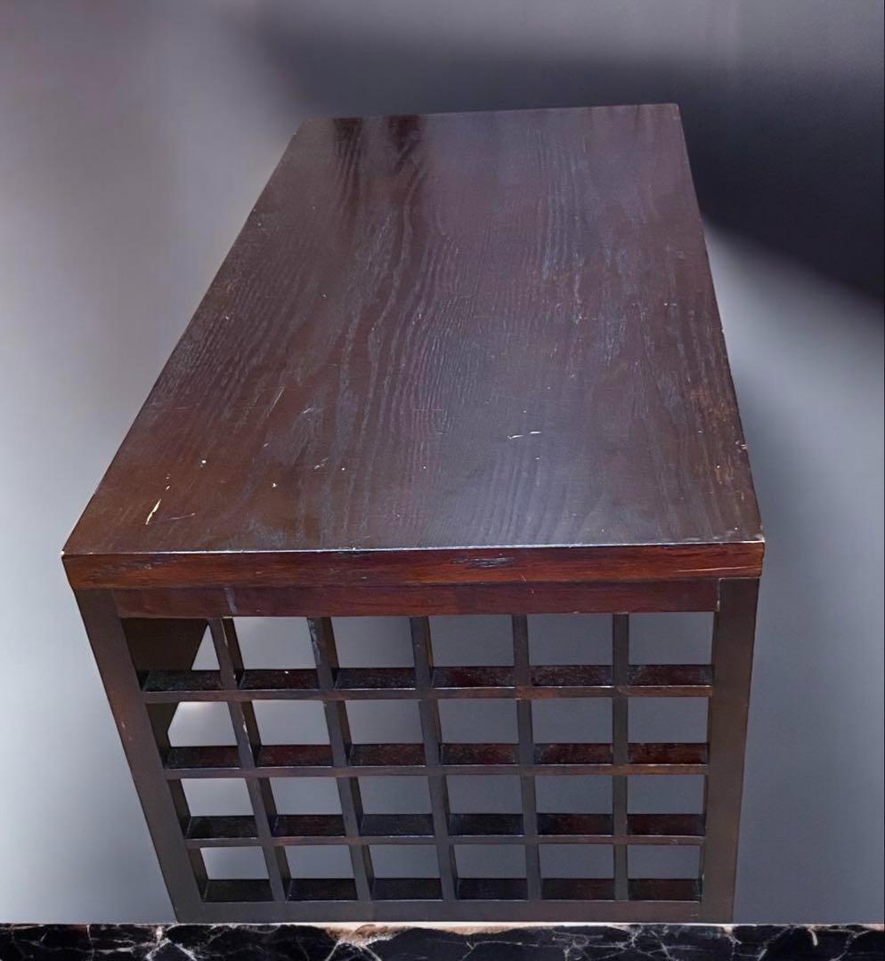 アンティーク★昭和時代の文机　側面の格子がとてもよい雰囲気