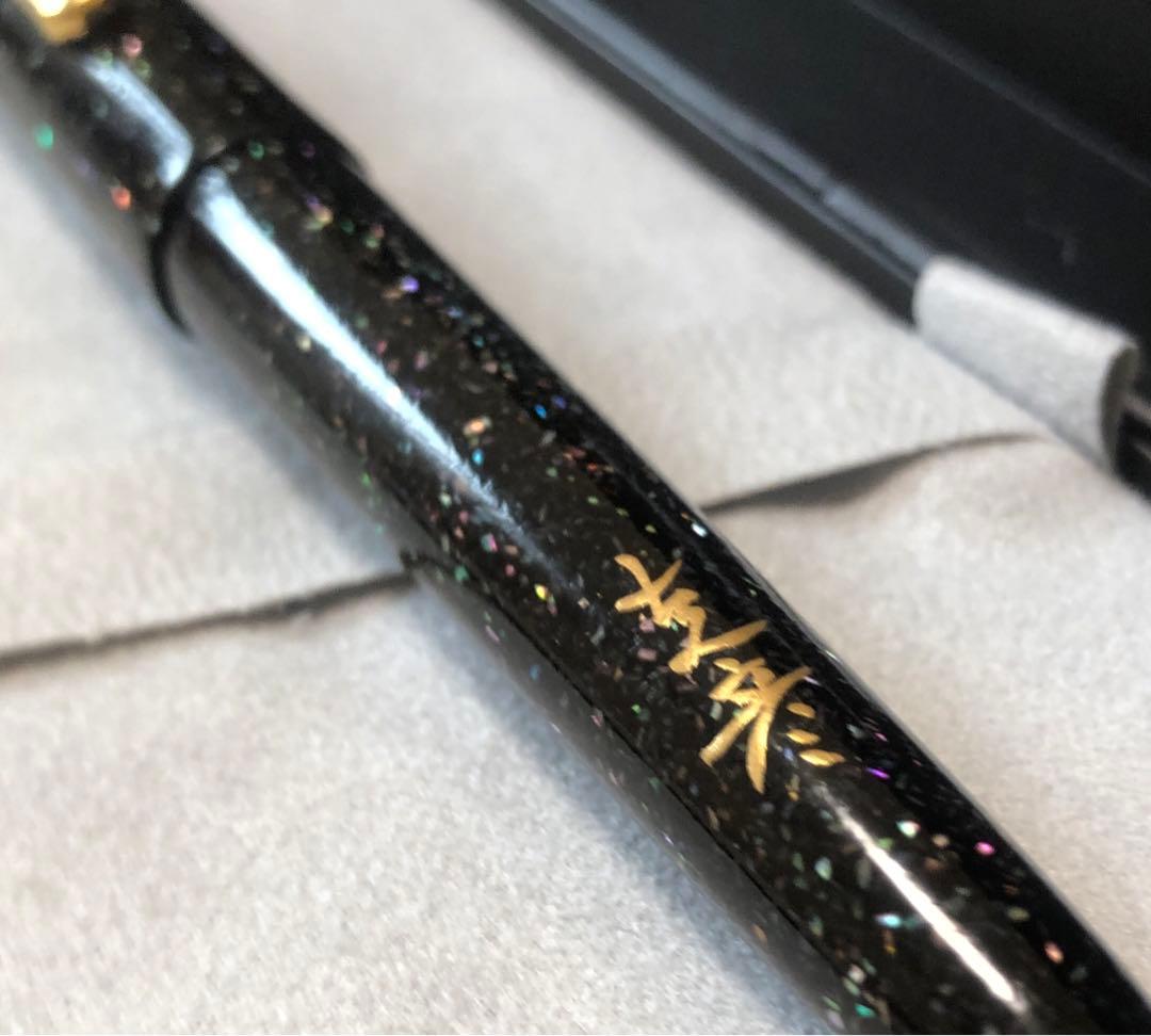PLATINUM プラチナ万年筆　♯3776 漆蒔絵　ペン先18K 中字