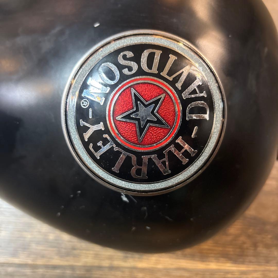 ハーレー　ショベルヘッド　エッグタンク　タンクキャップ　七宝焼