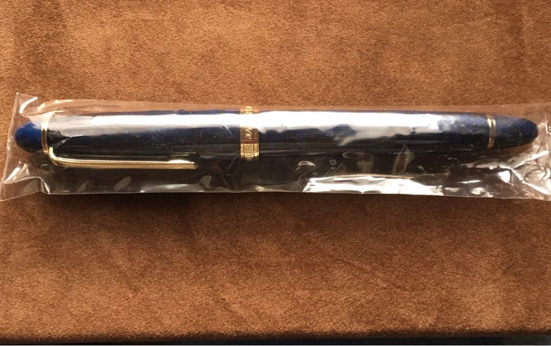 生産終了　セーラー　万年筆　14金　中字　ブルー