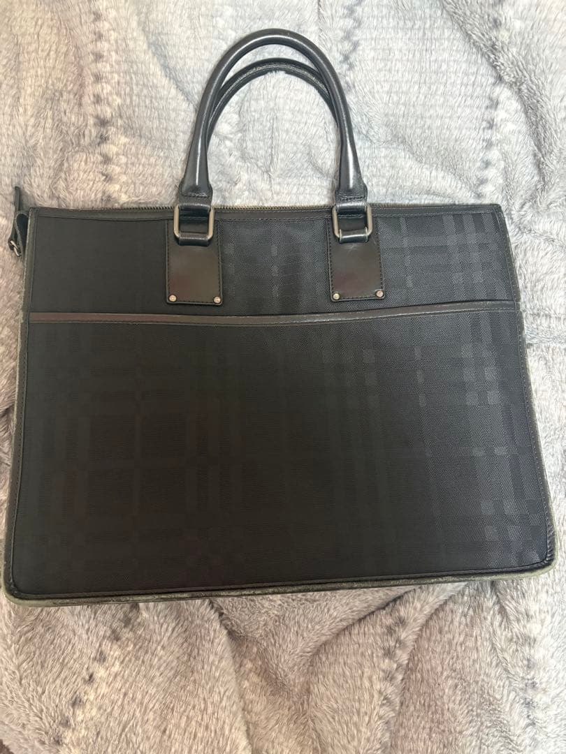 ダ*ク様 た*な様 バーバリーブラック チェック柄 ビジネスバッグ