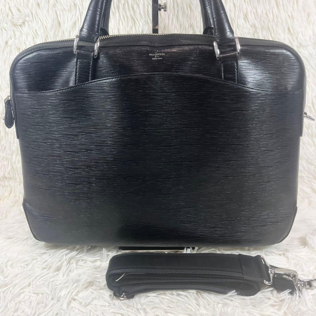 PELLE MORBIDA ペッレ モルビダ 2way ビジネスバッグ レザー