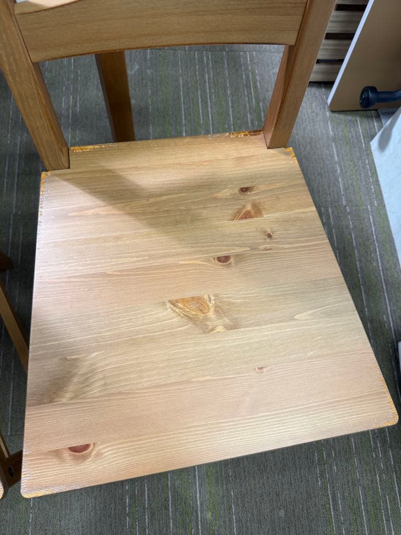 【洗浄消毒作業済】IKEA ダイニングテーブル　チェア3脚　ヨックモック