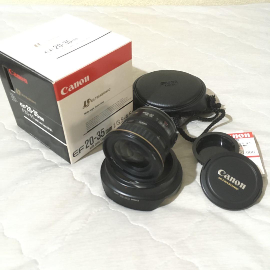 CANON EF 20-35mm F3.5-4.5 USM 動作品 別売フード付