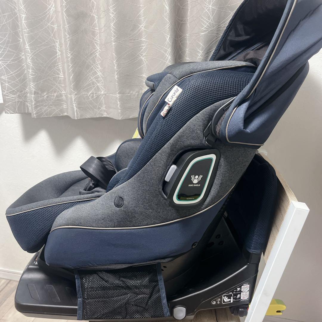 最上位✨訳アリ アップリカクルリラプラス360°セーフティ 紺 チャイルドシート