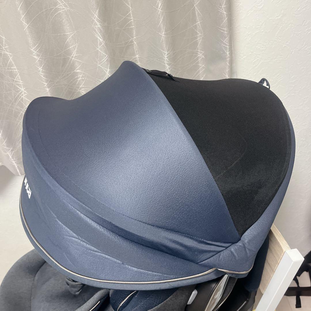 最上位✨訳アリ アップリカクルリラプラス360°セーフティ 紺 チャイルドシート