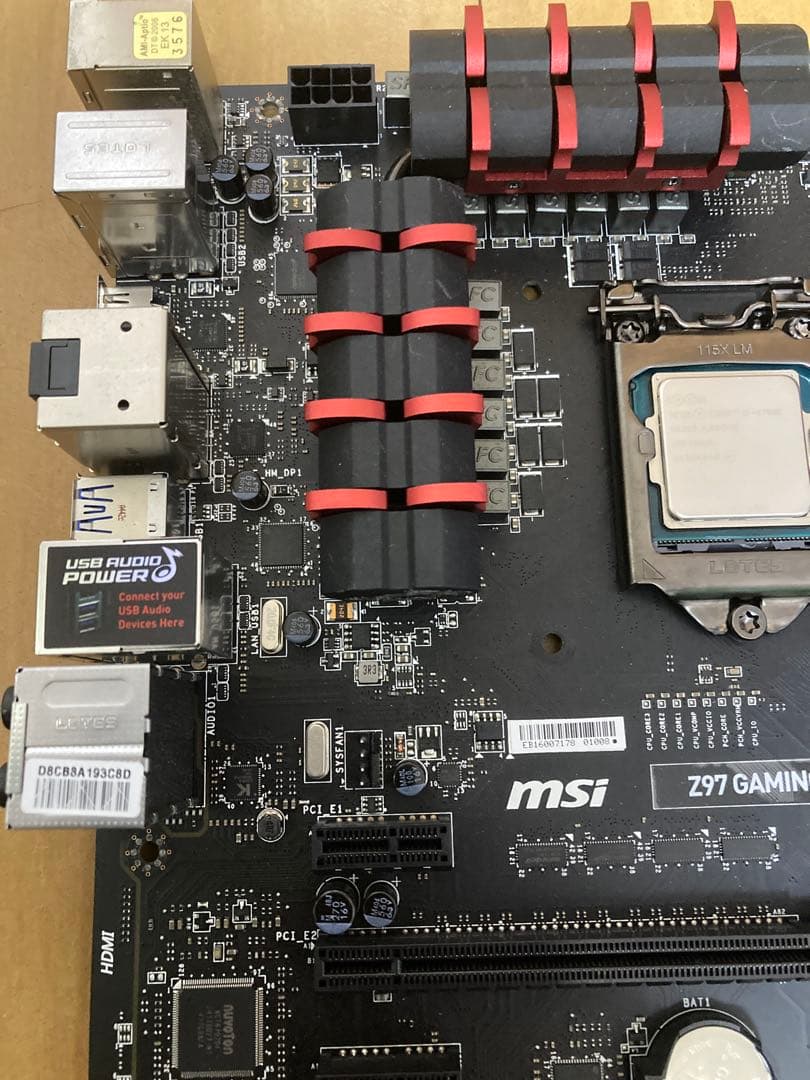 マザーボード i7-4790k MSI Z97 Gaming 7 RAM16GB SSD