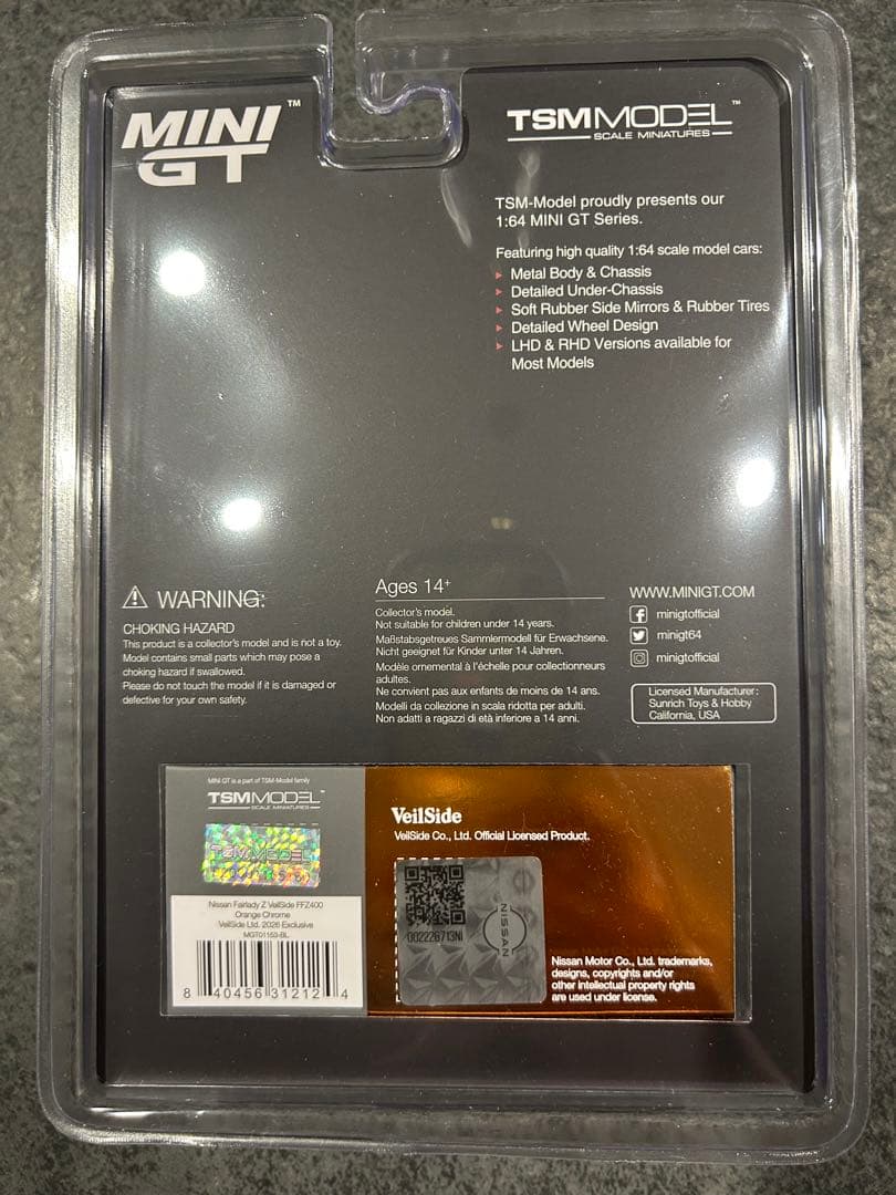 東京オートサロン2026限定 MINIGT FairladyZ Veilside