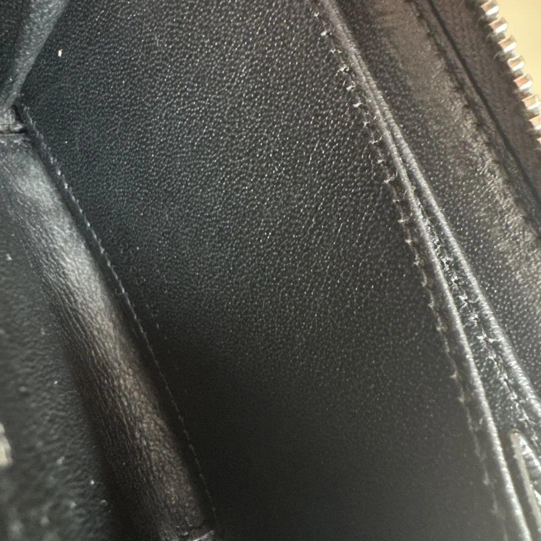 サンローラン ケース キルティングブラックラウンド 財布 パース