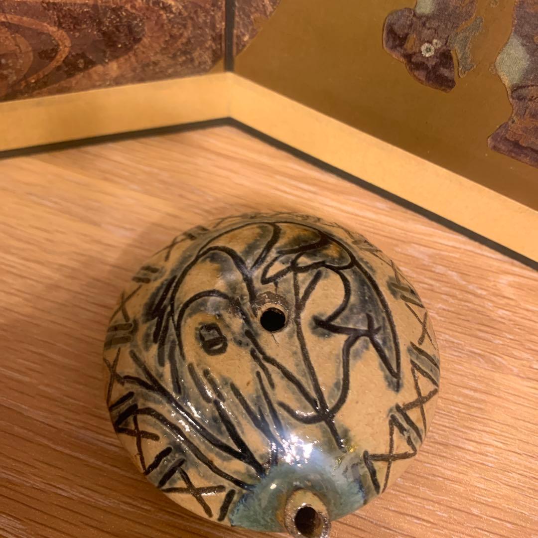 壺屋焼　人間国宝　金城次郎　水滴 1客