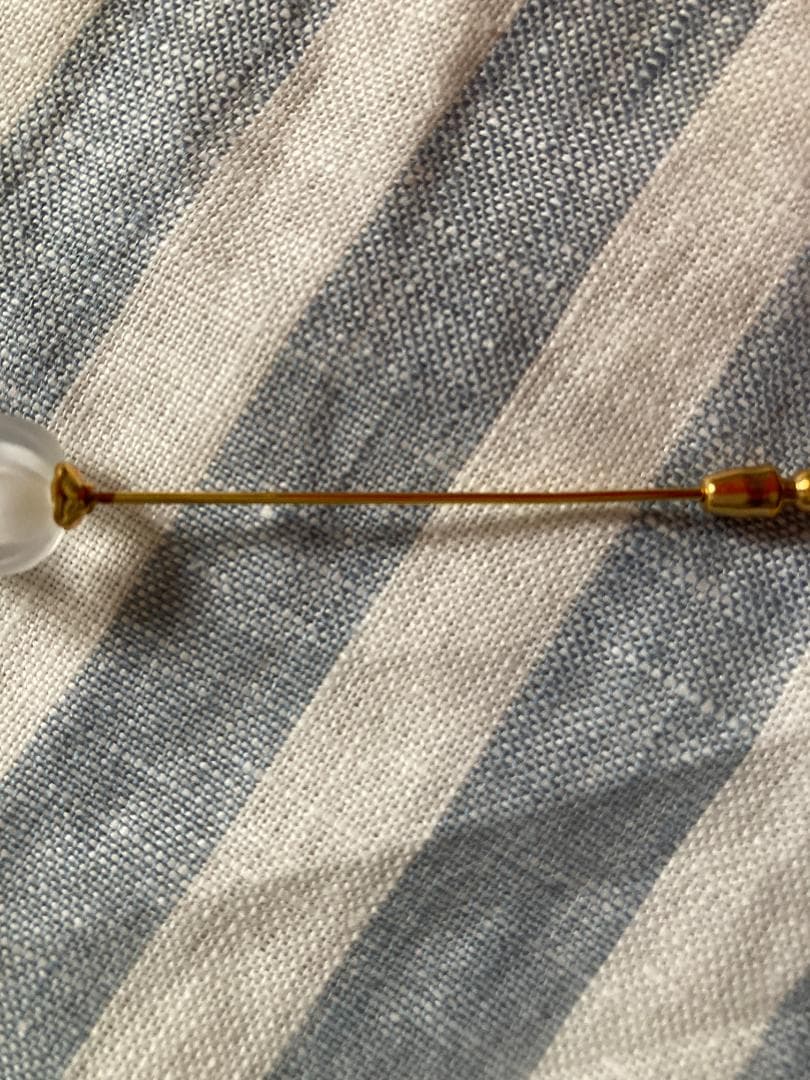 【LALIQUE】ミュゲ　すずらん　ピンブローチ