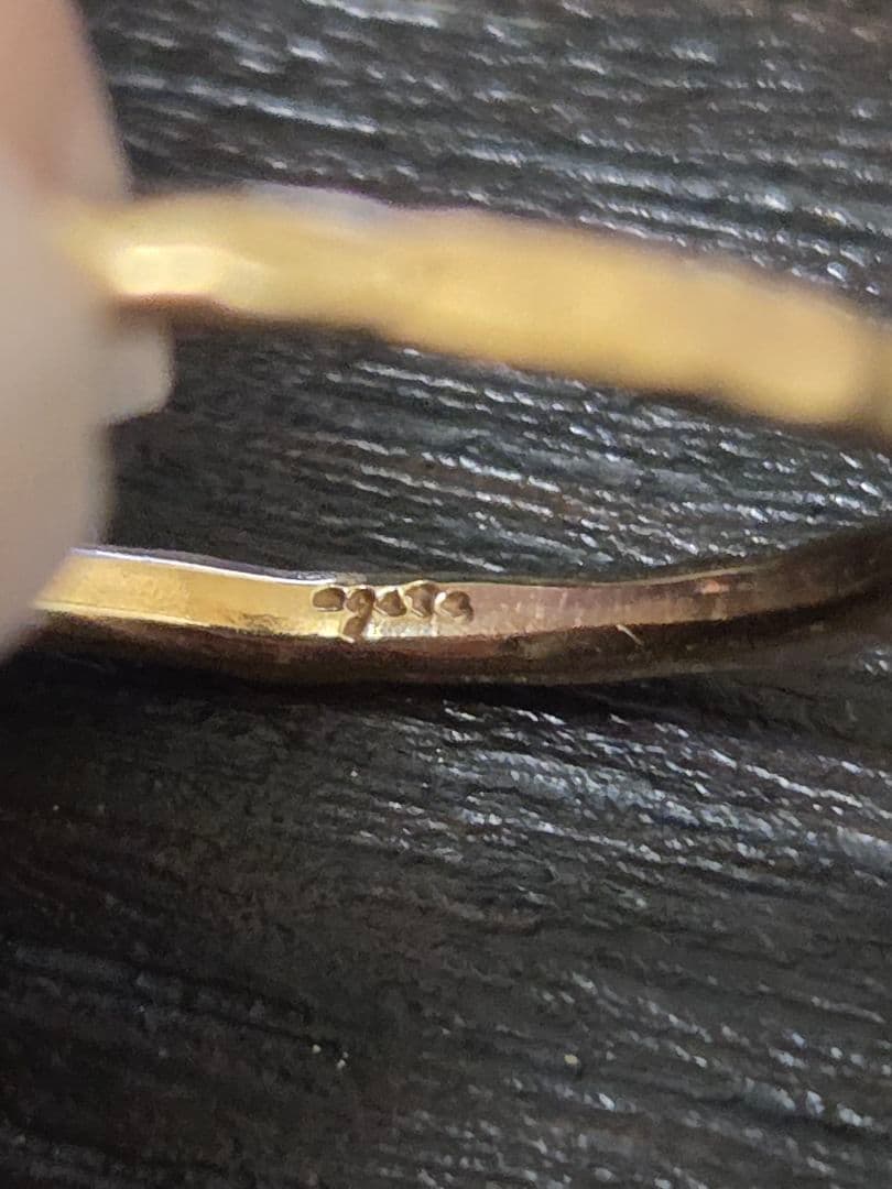 agete k10ピンキーリング　4号