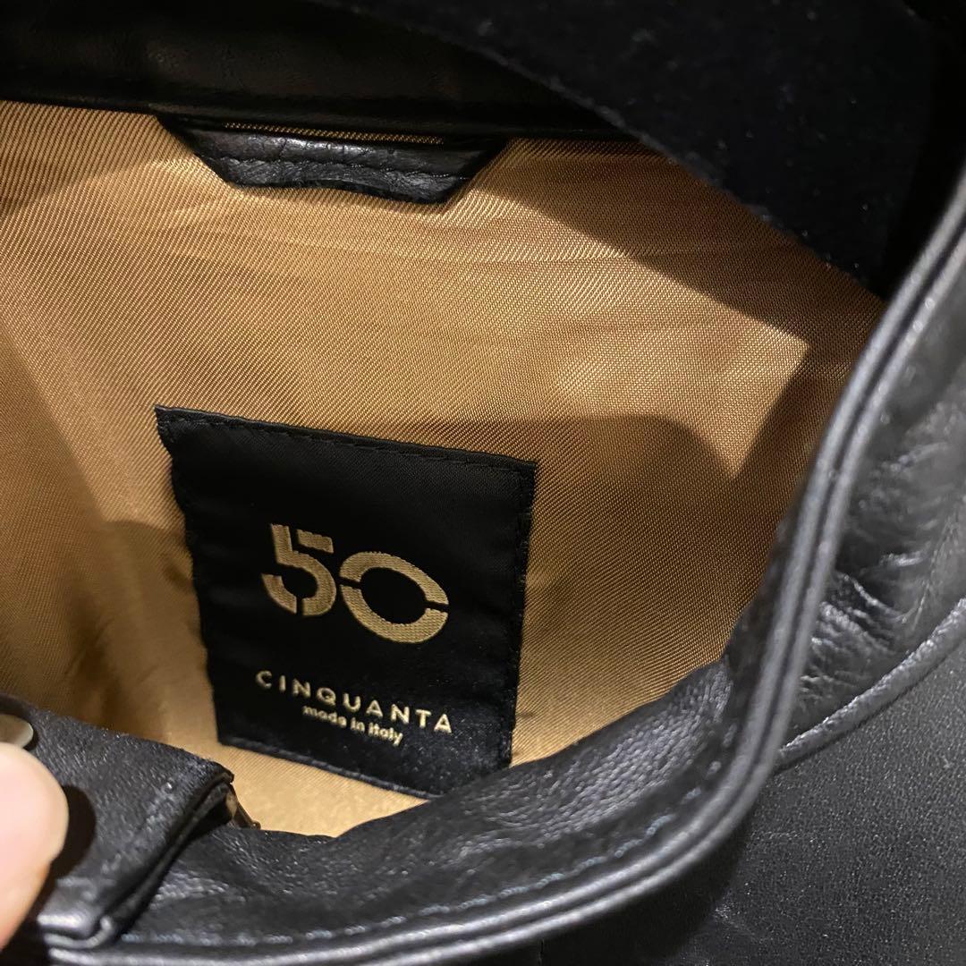 CINQUANTA ホースハイド　シングル レザー ライダース