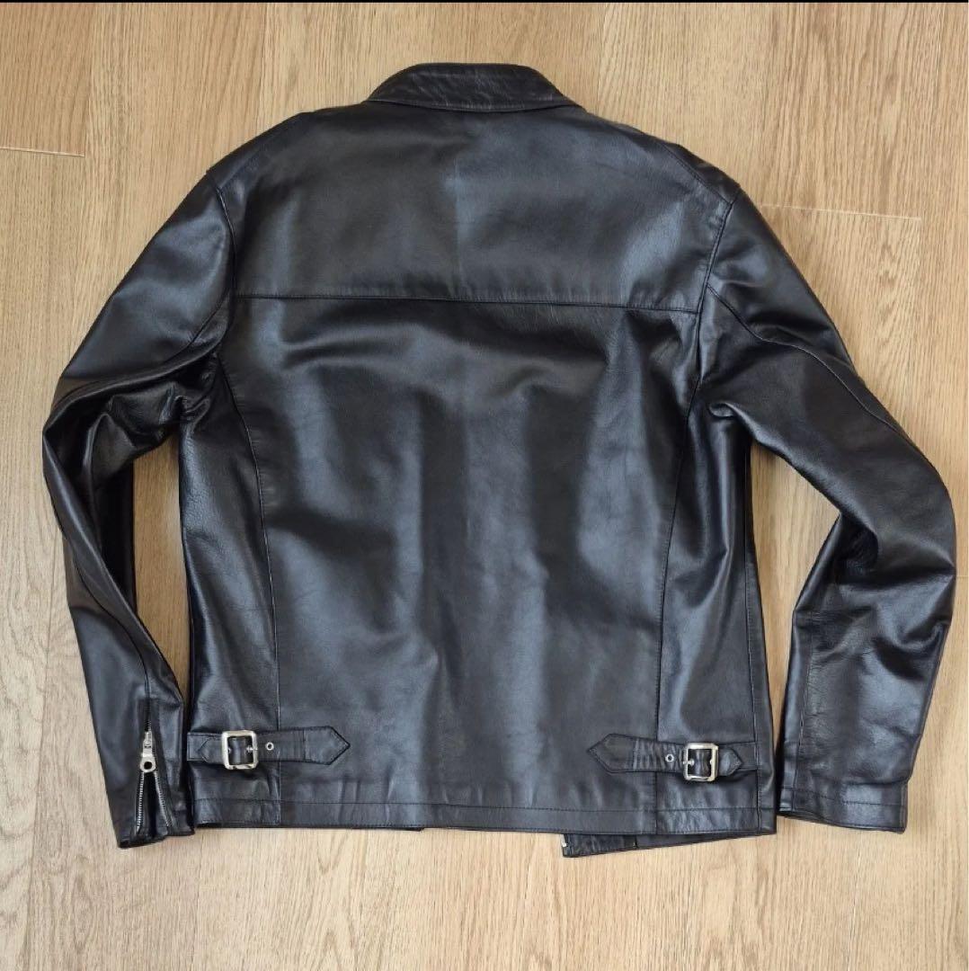 CINQUANTA ホースハイド　シングル レザー ライダース