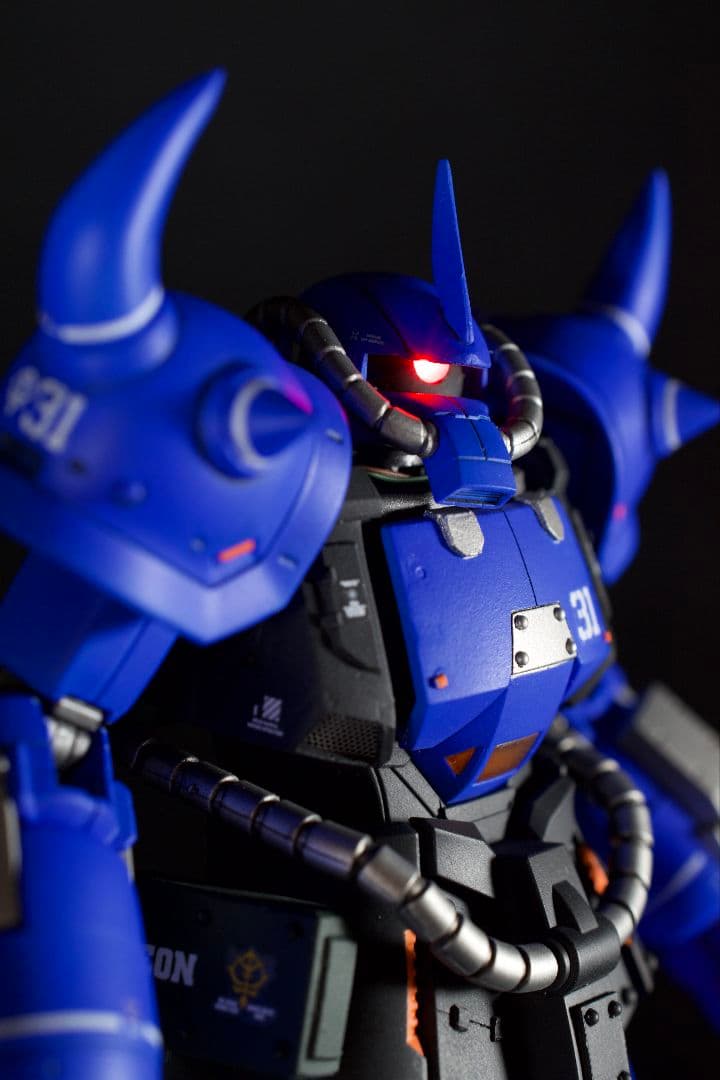 HG プロトタイプグフ　全塗装　塗装済み　完成品 モノアイLED化