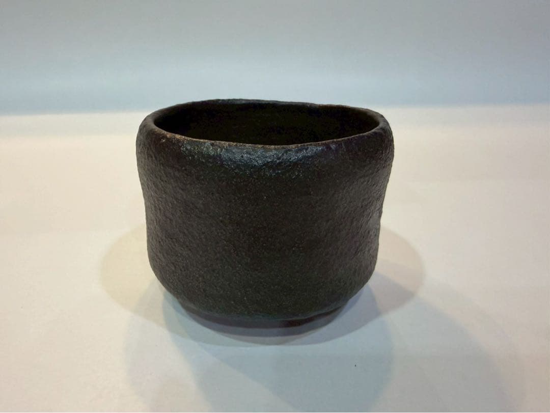 佐々木昭楽 黒楽 茶碗　長次郎法輪寺うつし
