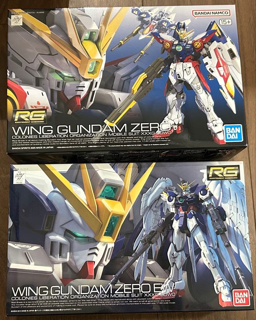 RG 1/144 ウイングガンダムゼロ ウイングガンダムゼロEW セット