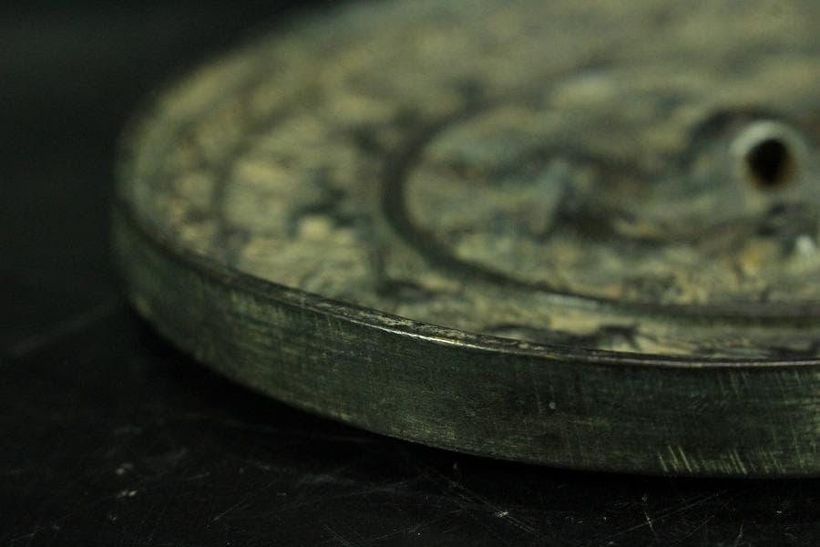 中国美術 古鏡 獣紋 銅鏡(K-YC580)