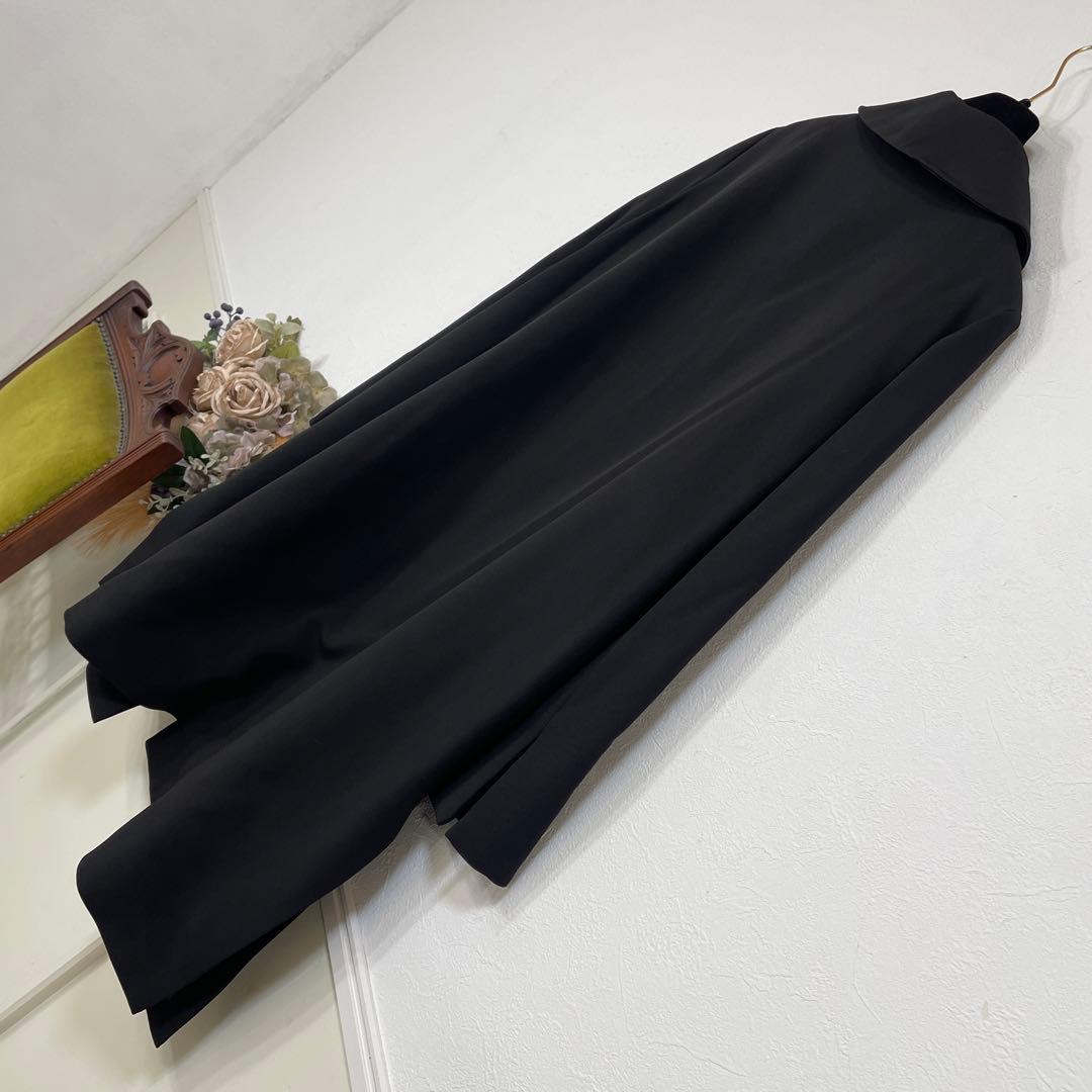 美品 大きいサイズ　Madame HIROKO ブラック　フォーマル コート