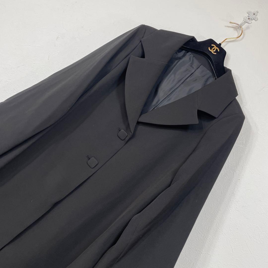 美品 大きいサイズ　Madame HIROKO ブラック　フォーマル コート