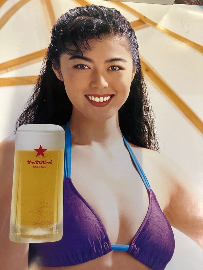 武田久美子　サッポロビール　水着ポスター